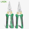 LAOA Новый 8-в-1 Литиевый Многофункциональный Стриппер для Зачистки Проводов, Кусачки для Резки Кабеля, Нержавеющая Сталь, Длинногубцы, Кусачки, Инструмент для Намотки Кабеля