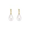 French Water Drop Pearl Stud Earrings Temperament Gentle Earrings Women's Imitation Pearl Ear Jewelry