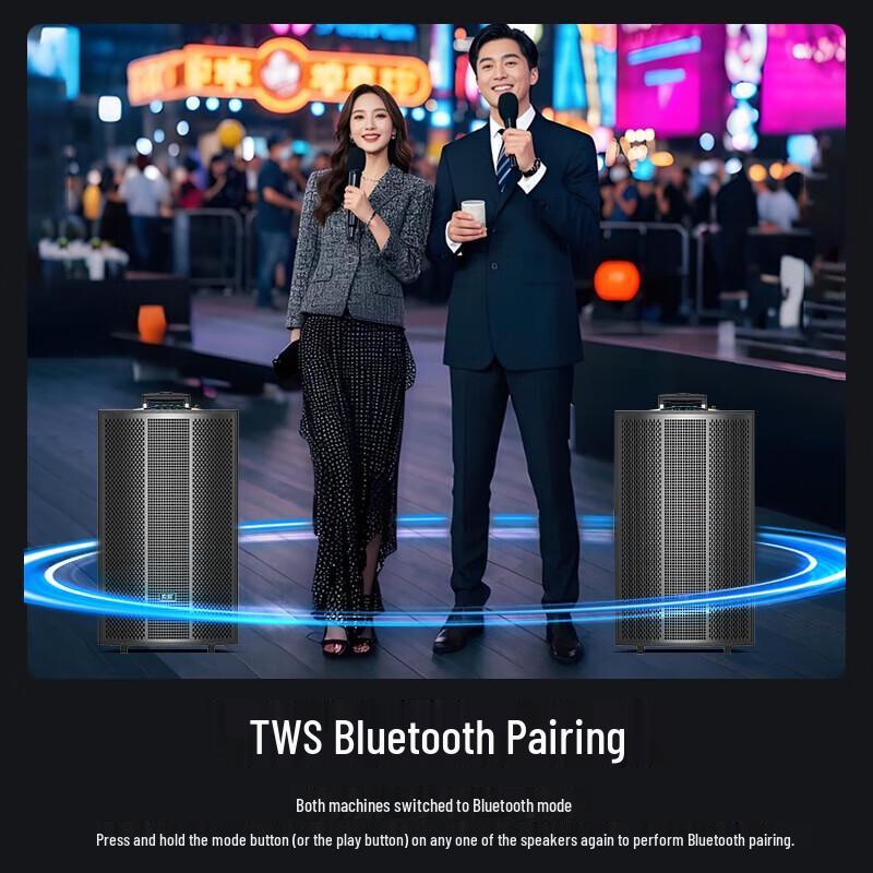 Soai SA-X79 15-inch Portable Bluetooth Karaoke Speaker