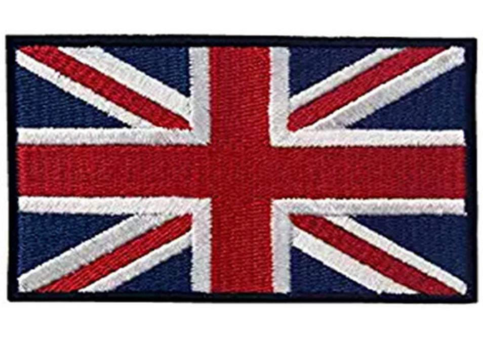 Haike UK Наклейка-патч на ткань Нарукавная повязка: Прочная вышитая велкро-этикетка-флаг