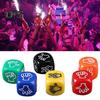 12Pcs 1CM Rock Paper Scissors Dice Finger Guessing Mini Dice Kids Adults Family Party 6 Sided Colorful Gaming Dice Portable Plastic Cube Toy Plastic