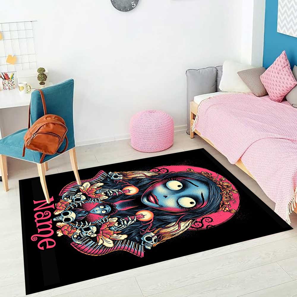 Warner (4) Customize your name rug, office chair cushion, home bedroom living room gift.