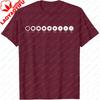 Unisex Summer Short Sleeve TShirt Fashion Camera Lens Size Print Tee Photography Aperture Design Photographer Casual Unisex Tops