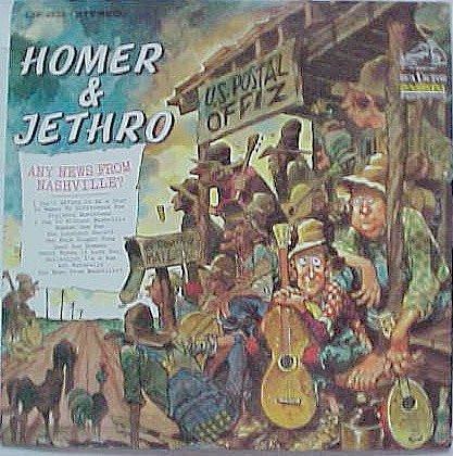 LP Record HOMER & JETHRO - Any News From Nashville? LSP3538 RCA Victor 1966 US Country/Folk Used