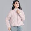 Autumn and winter new fashion temperament light stand-up collar down jacket women's short duck down loose casual jacket