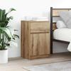 VidaXL Bedside Table Artisan Oak 39x35x65 Cm Engineered Wood, Bedside Cabinet, Side Table, Bed Cabinet, 861335