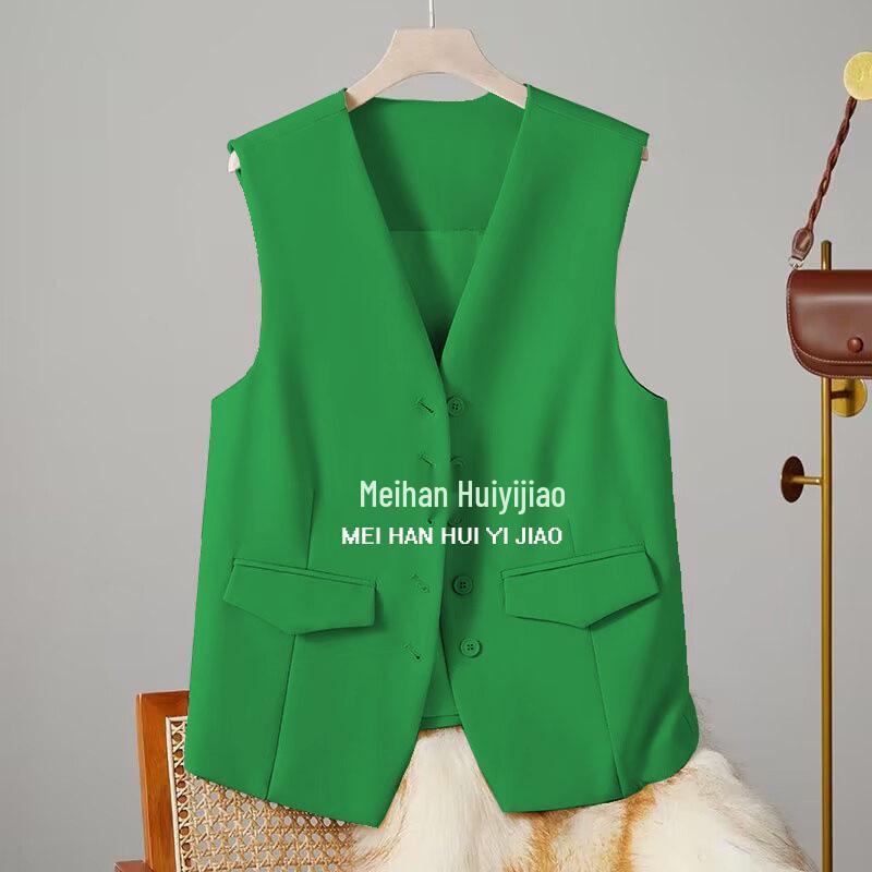 Модный женский жилет без рукавов в корейском стиле