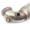 2.5" V-Band Downpipe Low Profile 90 Degree w/Flex Bellow Pipe Stainless