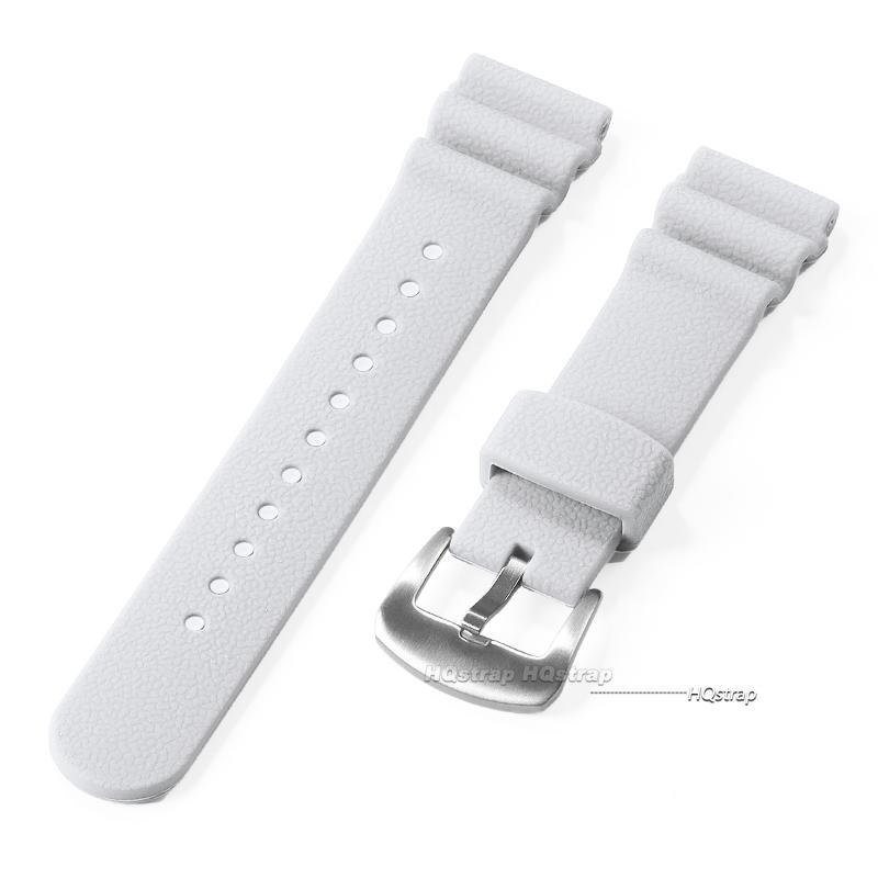 22mm Sport Silicone Watchband for Seiko Women Men Waterproof Diving Rubber Strap for Water Ghost Wrist Bracelet Accessories