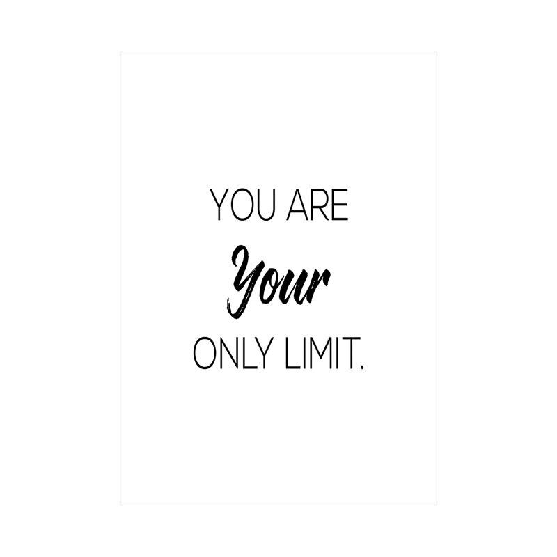 Minimalist Inspirational Wall Art Print Framed Motivational Quote Poster Set for Living Room Office Bedroom Home Wall Decor