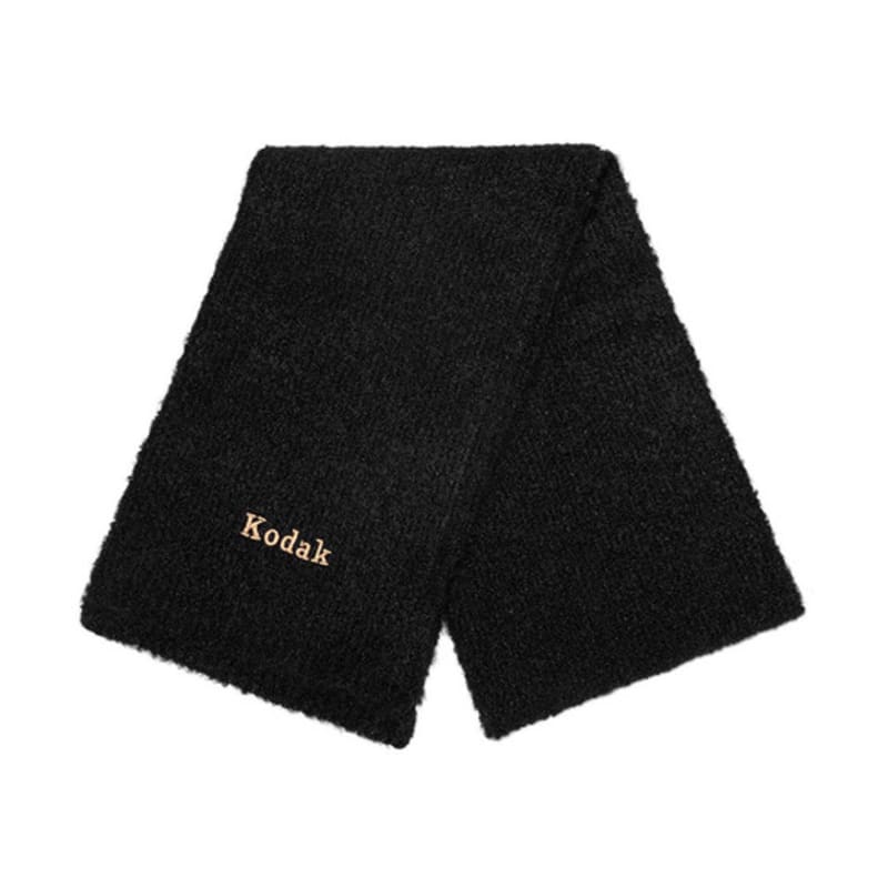 KODAK Apparel Вязаный шарф ЧЕРНЫЙ