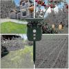 solar powered deer repeller ultrasonic outdoor garden