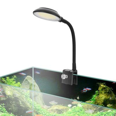 Мини-свет для аквариума, светодиодная лампа-зажим для аквариума, USB-освещение, высокая яркость, круглая водная трава