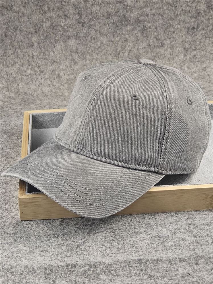 Washed and made old soft-top baseball cap, four-season big head circumference men's hat, European and American style casual fan women's hat versatile