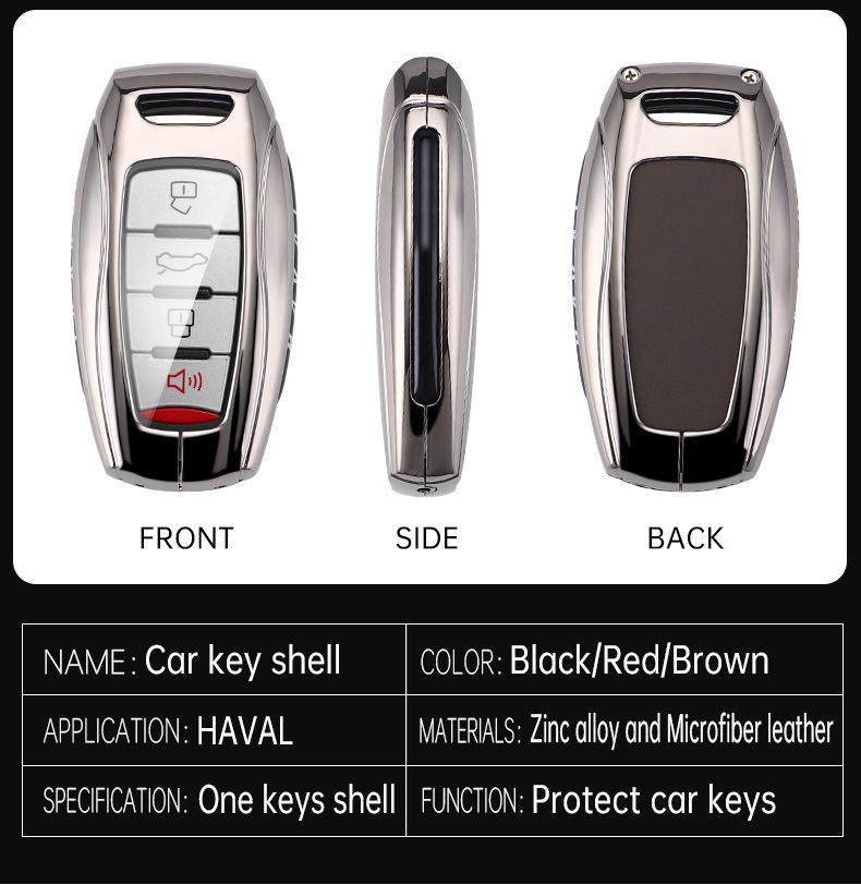 Haval Key Cover: Compatible with H6, Chitu, 3rd Gen M6Plus, First Love, Big Dog, H7, Xiaolong, H9, and 23 other models.