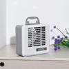 3-Speed Portable Mini Air Conditioner USB Cooling Fan Silent Fast Cool Fan Home Office Rechargeable Mini Desktop Fan Cooler Grey