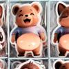 Сжимаемая 3D наклейка-щенок Пухлый Сиба-ину Украшение для чехла телефона Для детского дня рождения