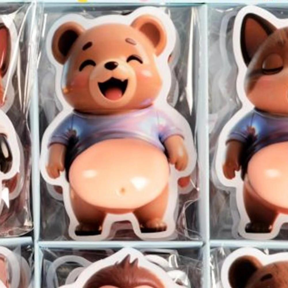 Сжимаемая 3D наклейка-щенок Пухлый Сиба-ину Украшение для чехла телефона Для детского дня рождения