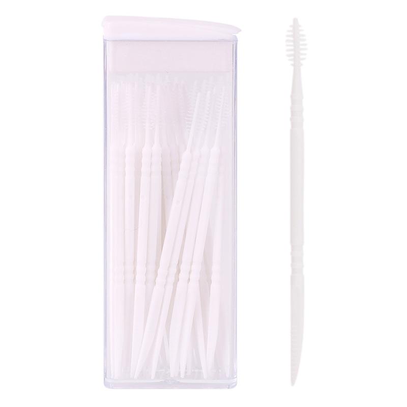 Портативные пластиковые зубочистки 50 штук в коробке зеленые без запаха оральные стоматологические зубочистки AVE