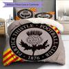Partick Thistle F.C.  Pattern Bedding Quilt Set  Home Decoration  Gift (1 * duvet cover + 2 * pillowcase  without core)