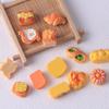 13PCS Miniature Dollhouse food Pumpkin/Fried Eggs Toast/Rose Bread Model for Blyth ob11 Doll Bakery Accessories