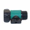 1 Pc Garden Hose Valve Tap Pipe Compatible 3/4" 2-Way Connector Valve Fitting Adapter Tool Watering Supplies KTY