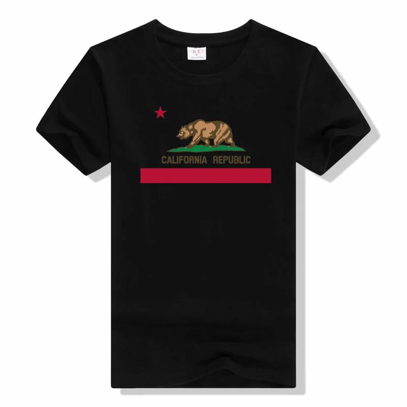 Футболка унисекс West Coast California с графическим принтом Модная Харадзюку Повседневные топы с коротким рукавом футболка