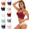 Plus Size Lace Anti-Exposure Spaghetti Strap Bandeau Women's Strapless Vest