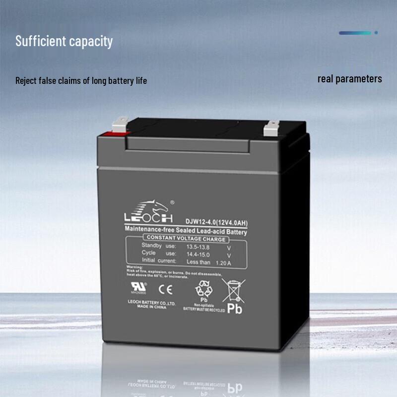Leoch DJW12-4 12V 4Ah Sealed Lead-Acid Battery