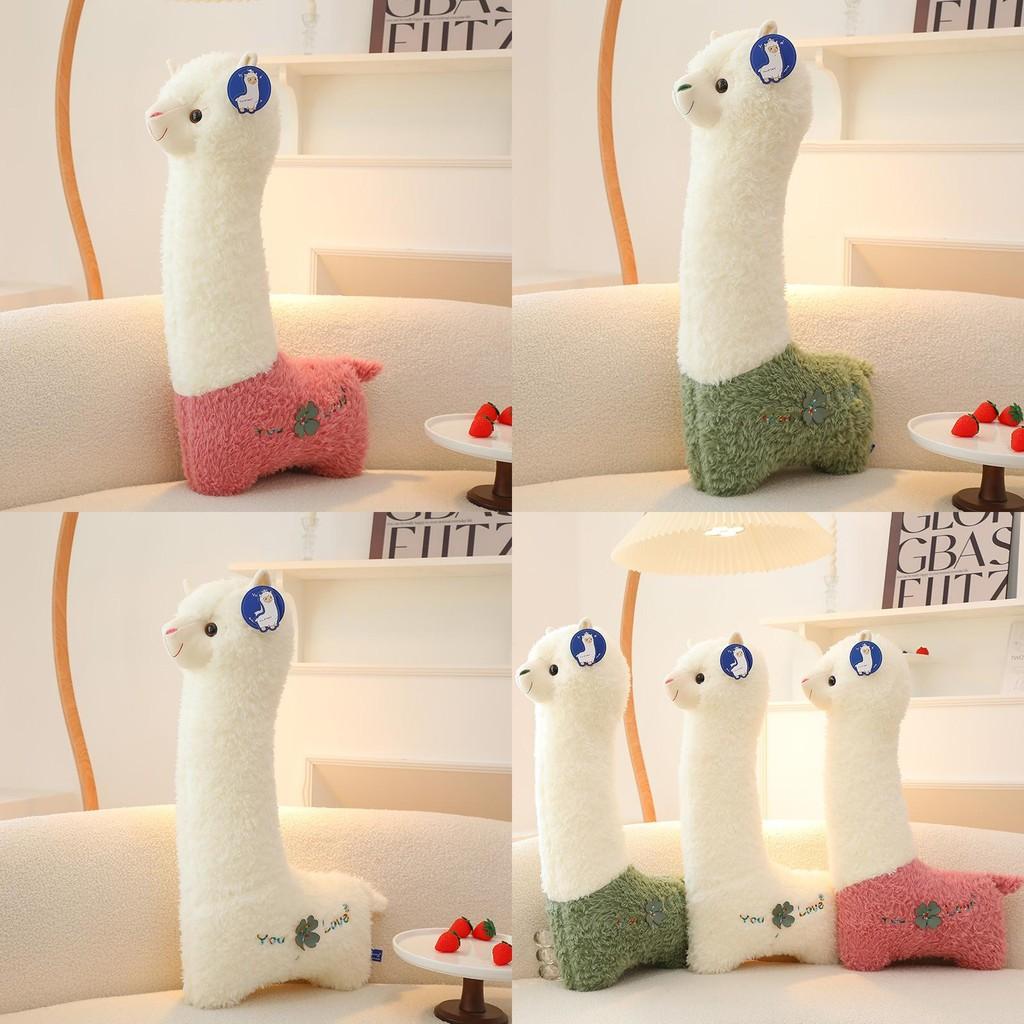 Плюшевая игрушка из альпаки, мягкая подушка с коротким мехом для декора детской комнаты
