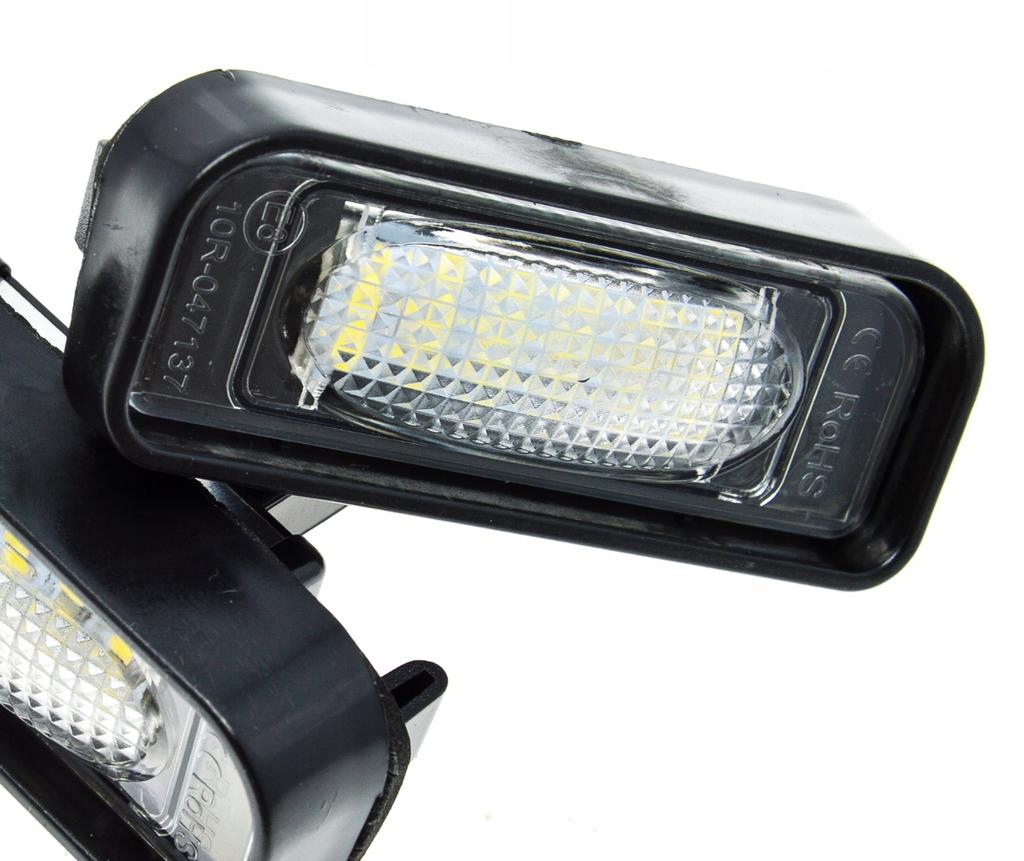 Led Licence Plate Light Kit, Autotune, For Mercedes W220 Clasa S