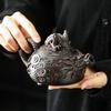 Цзяньшуйская фиолетовая глина Резьба по глине Чайник с драконом Ручная роспись Антикварный рельефный чайник Бытовой чайник Набор для кунг-фу Чайник