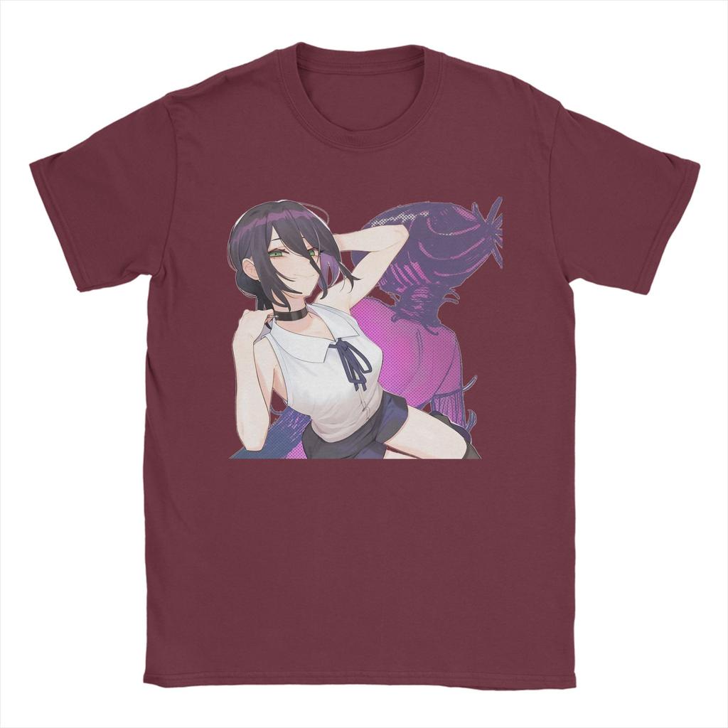 Chainsaw Man Reze T Shirt  Novelty T Shirts Short Sleeve Y2K Funny Tshirt Summer 100 Cotton Crew Neck Plus Size Top Tees