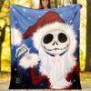 The Nightmare Before Christmas Theme Printed Blanket - Perfect for Couch, Bed, Travel & Outdoor Use | Machine Washable, Cozy & Durable.