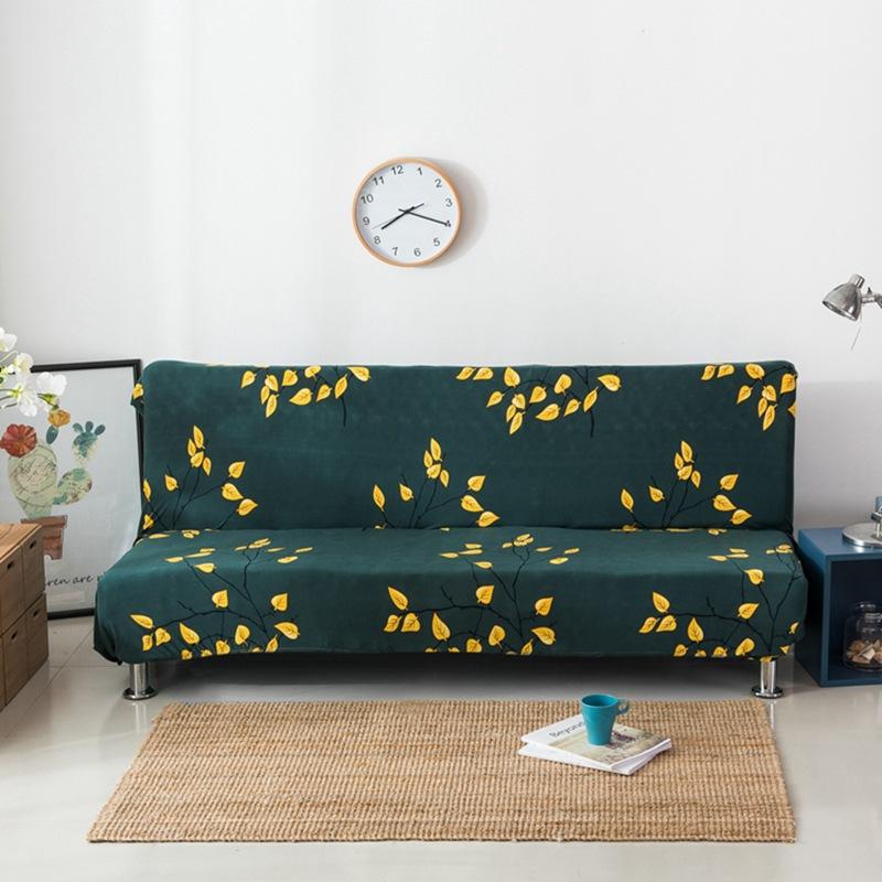 Stretch Folding Sofa Bed Cover Four Seasons Fabric Sofa Cover Full Covered All-Inclusive Double Three-Person Gloves Without Support