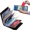 Wallet Wonder Large Capacity Change Card Pack Cardcase Pu Material Color Solid