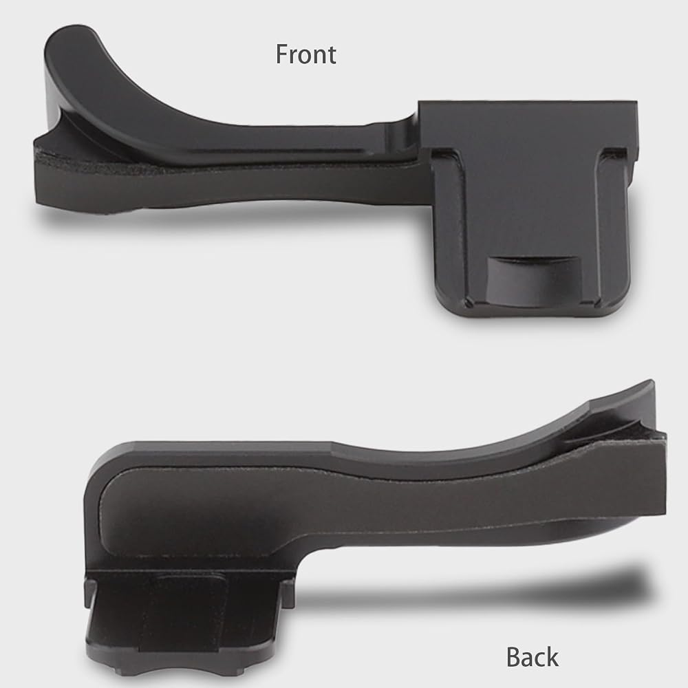 Haoge THB-M24B Thumb Rest, Black, Compatible with various camera models including Leica M Typ240, M-P Typ 240, M240P, M Typ262, and M-D Typ 262.