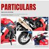 Модель мотоцикла Honda CBR1000 1/12 из сплава, Крутое освещение, Изысканные настольные украшения, Лучшая коллекция для любителей мотоциклов