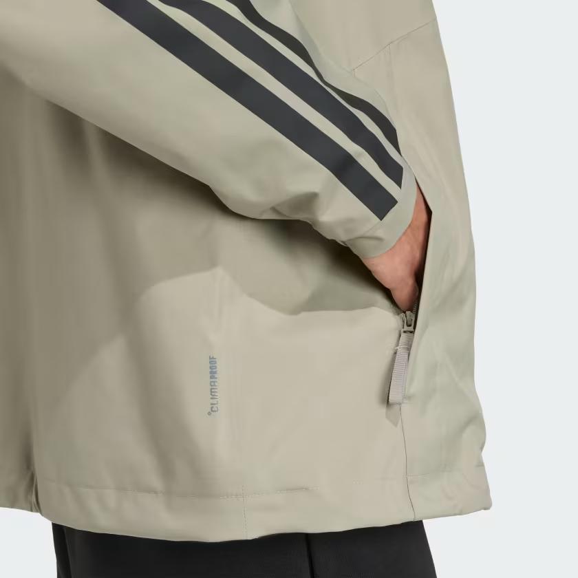 adidas Куртки Мужские Хаки С Капюшоном Средней Толщины Другое JM1058-