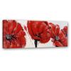 Canvas Print Red Poppies As Painted