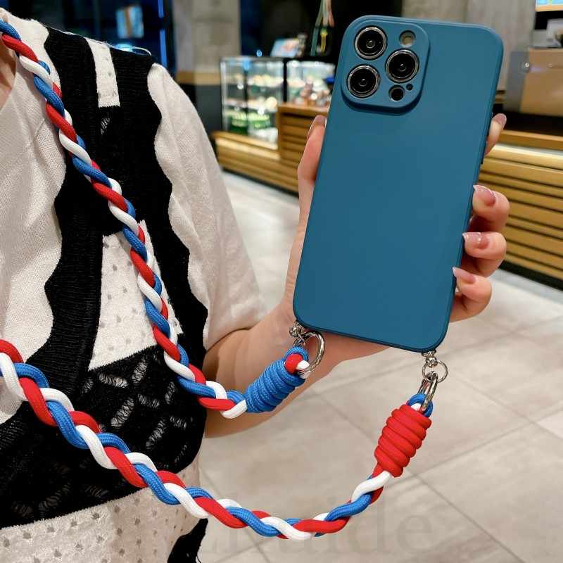 Чехол-кошелек на шею для Xiaomi Mi 14T 15T Mi14T M14T 13T Redmi 15C 15 14C 13C 12C, противоударный, с мягким силиконовым плетеным ремешком