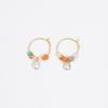 BIMBA Y LOLA Stone Hoop Earrings B255AIW014PKF