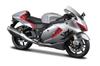 Maisto 1/12 Scale Suzuki 2022 Hayabusa Silver / Diecast Model Car, Motorcycle, Finished Model 21848