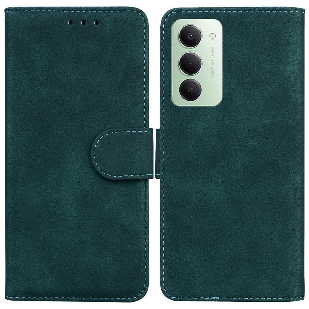 Для Xiaomi Redmi 15 5G (Глобальный) (169 мм) Чехол Однотонный Кожаный Кошелек Чехол для Телефона