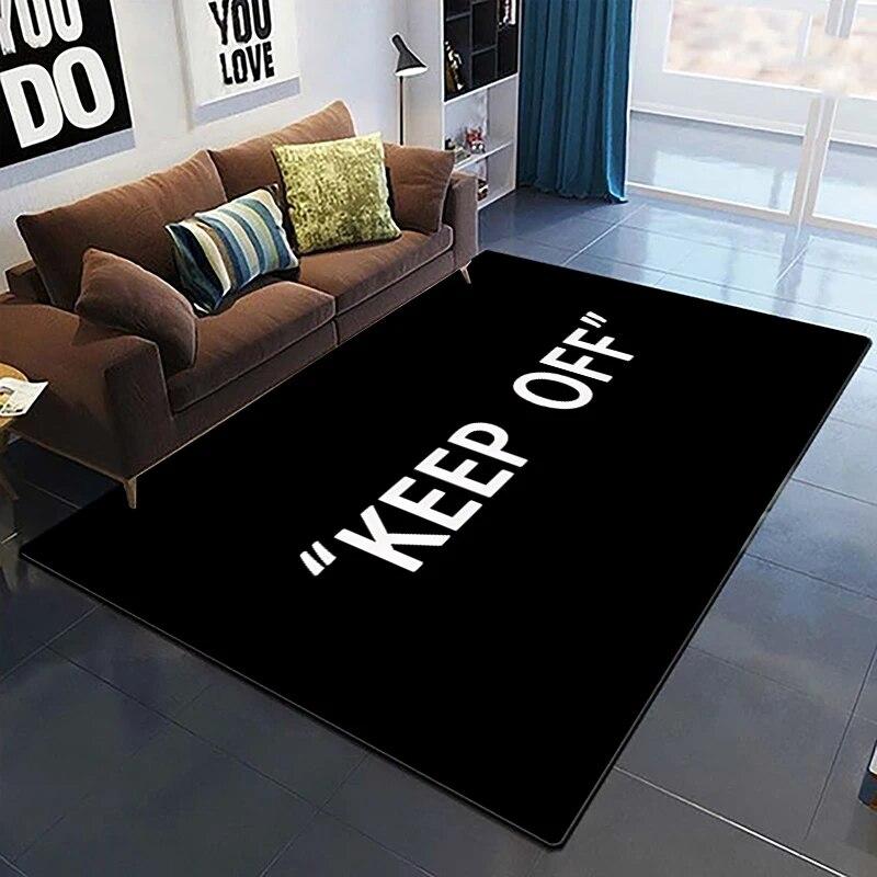 Декоративный квадратный ковер с узором, современный дом, гостиная, пол, матовый ковер для спальни, художественный коврик для плаката, подарок для фанатов Alfombra