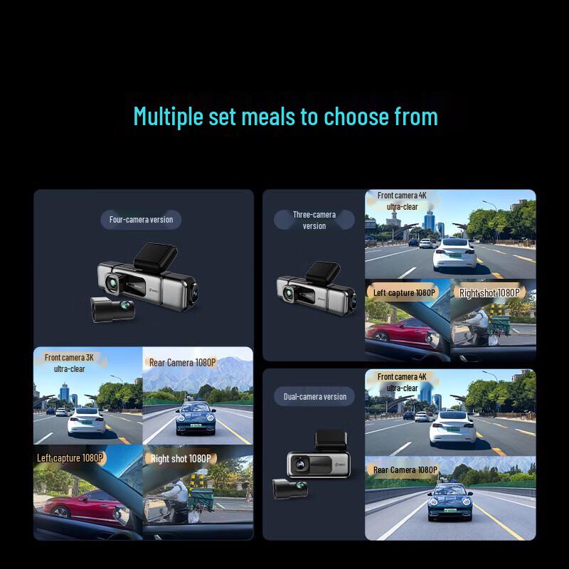 360 AI Видеорегистратор G980 Двухкамерный 4K UHD с GPS (Китайская версия)