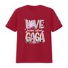 Cute Watercolor Floral Love Being Called Gaga Quote Print Casual T Shirt vintage Washed Stretched Versatile