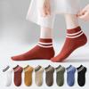 Summer Thin Section of Short Women's Cotton Socks Summer Solid Colour Cotton Socks Anti-odour Women's Socks Cotton Socks