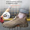Fashion  Summer Breathable Men Work Safety Shoes Steel Toe Cap Working Boots Construction Indestructible Work Sneakers