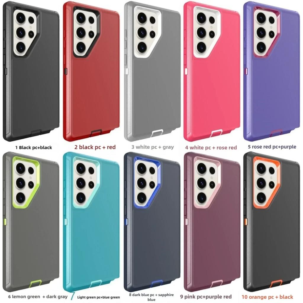 Противоударный чехол для телефона с коробкой для серии Samsung Galaxy S25 Ultra S24 S23 S22 S21 S20 Note 20 Plus Сверхпрочная военная защитная крышка Otter&Box